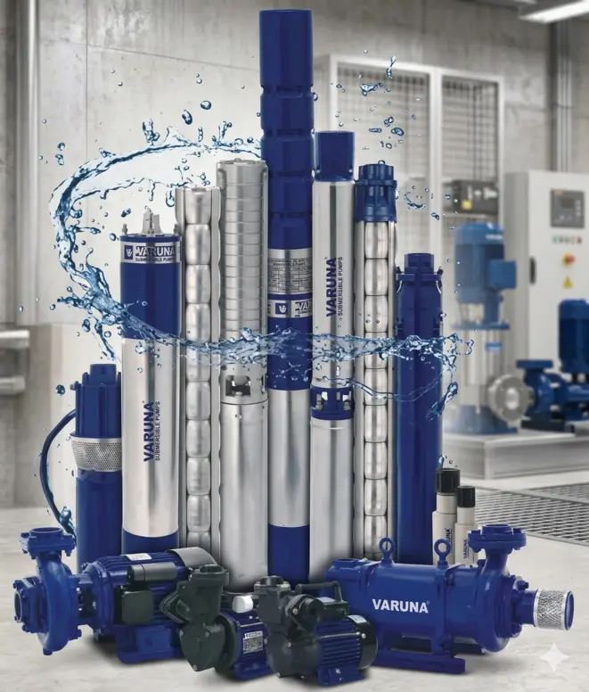 Varuna 4-inch borewell submersible pump