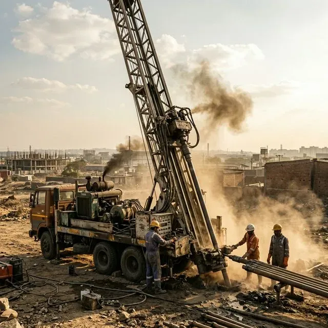 The Industrial Backbone: How Borewells Developed in Ahmedabad